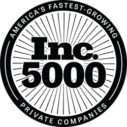 Inc. 5000 Honoree, Inc. Magazine's Ranking of America’s Fastest-Growing Private Companies Inc. 5000 Honoree, Inc. Magazine's Ranking of America’s Fastest-Growing Private Companies
