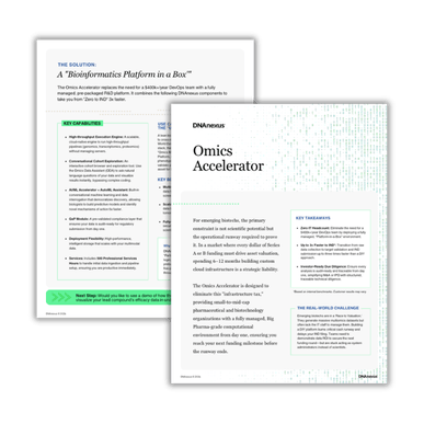 Omics Accelerator Brief